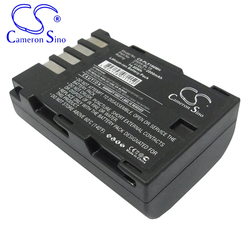 CameronSino Pin Cho Máy Ảnh Panasonic Lumix DMC-GH3 DMC-GH3A DMC-GH3AGK DMC-GH3GK Phù Hợp Với Panasonic DMW-BLF19 Kỹ Thuật Số Pin Máy Ảnh
