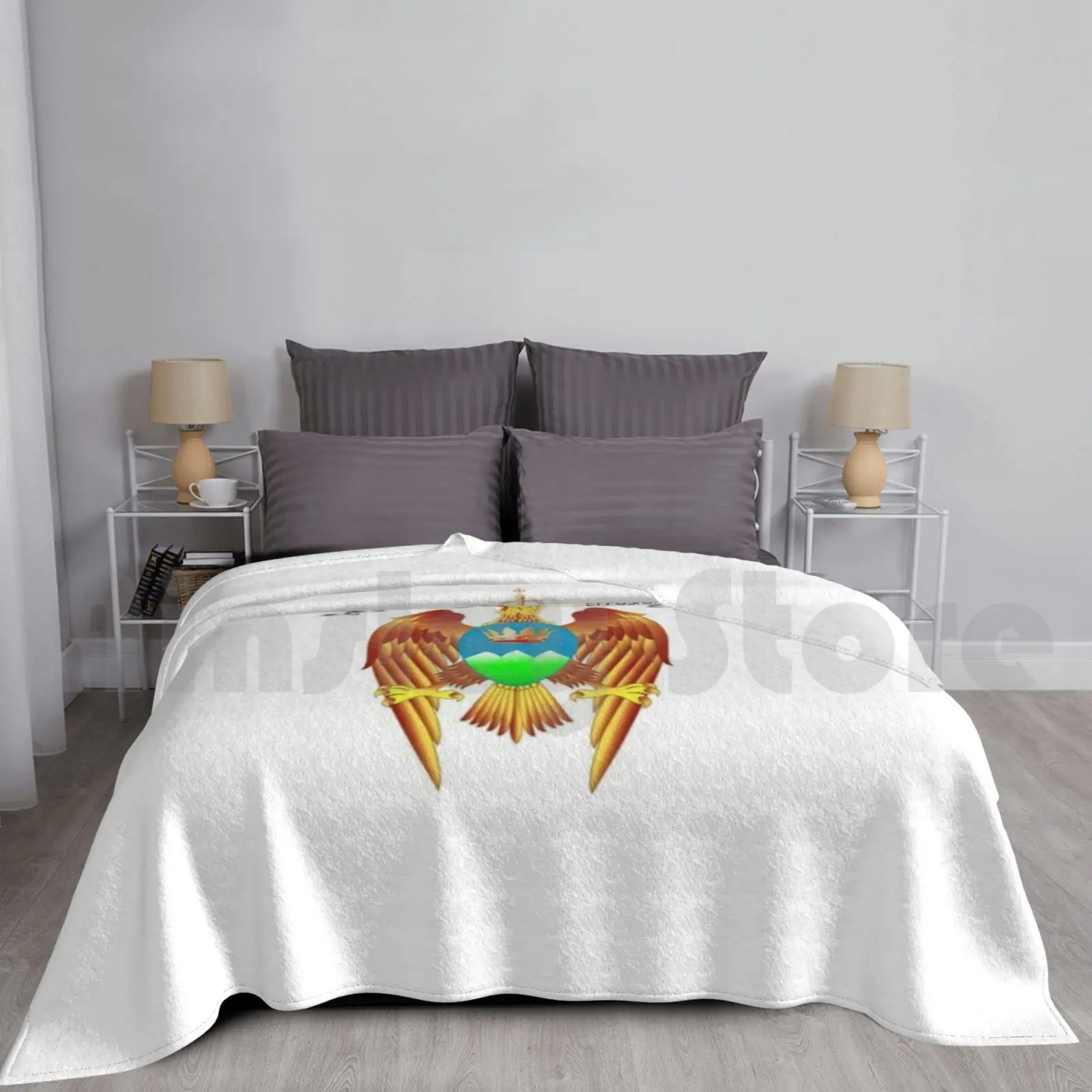

Catanzaro-Coat Of Arms Blanket For Sofa Bed Travel