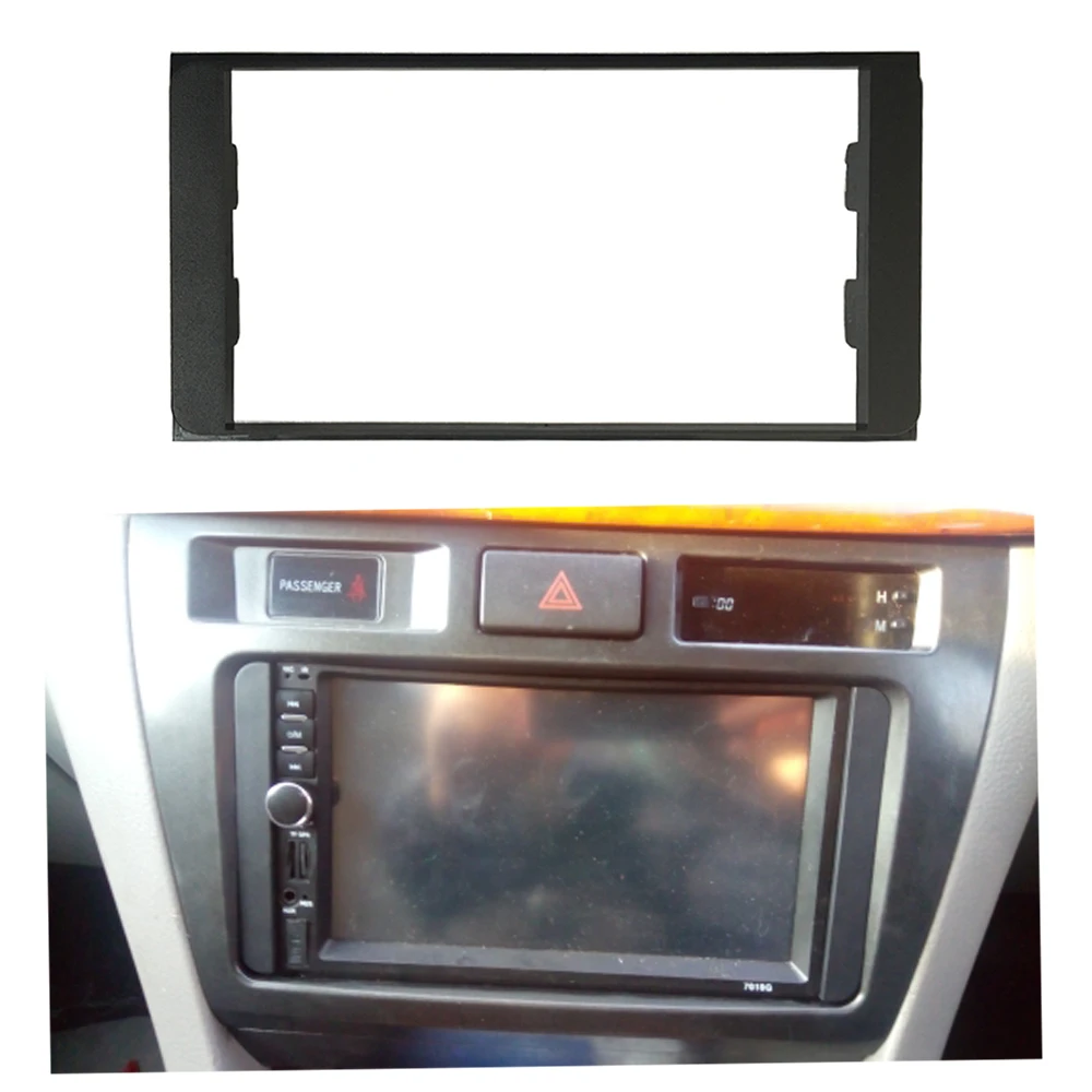 2 din Fascia for Toyota Camry Mark II Vios Corolla Avalon Allion 240 Lexus RX330/35 Dash Install Kit Mount Panel Trim Side Frame