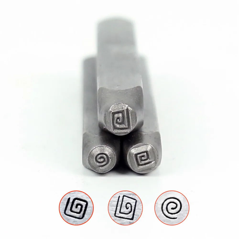 Lollipop Design 3-4mm Metal Jewelry Design Stamps,DIY Bracelet/jewelry symbols steel stamp