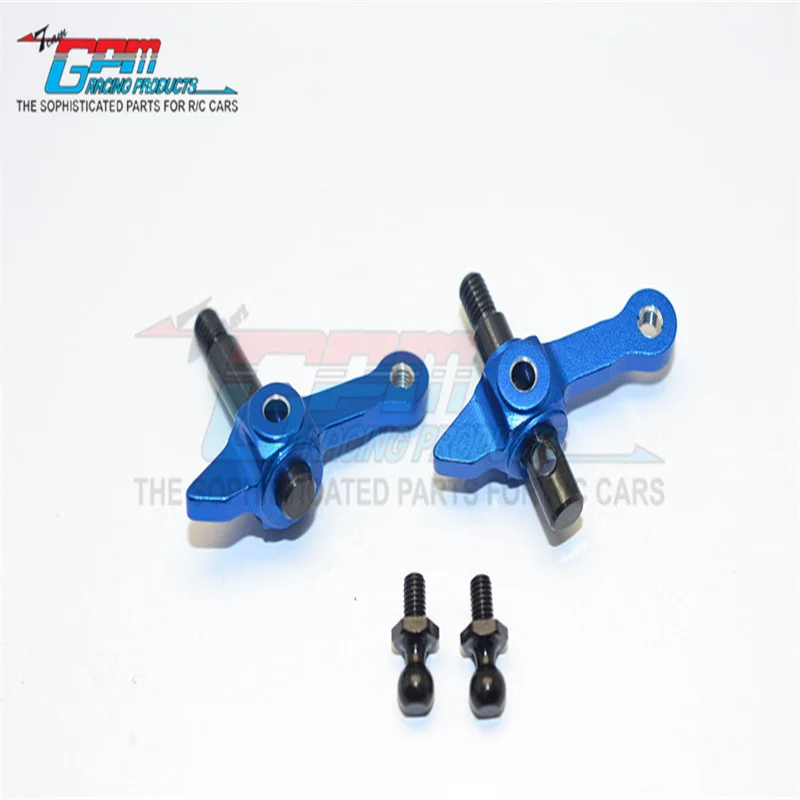 GPM ALUMINIUM FRONT KNUCKLE ARM - 1PR FOR TAMIYA DT03 RC UPGRADE