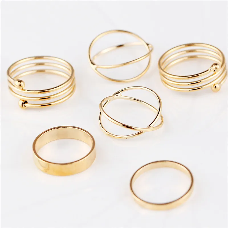 Personality Retro Alloy Toe Ring Joint Ring Set Foot Ornaments Bijoux Wedding Bride Party Jewelry