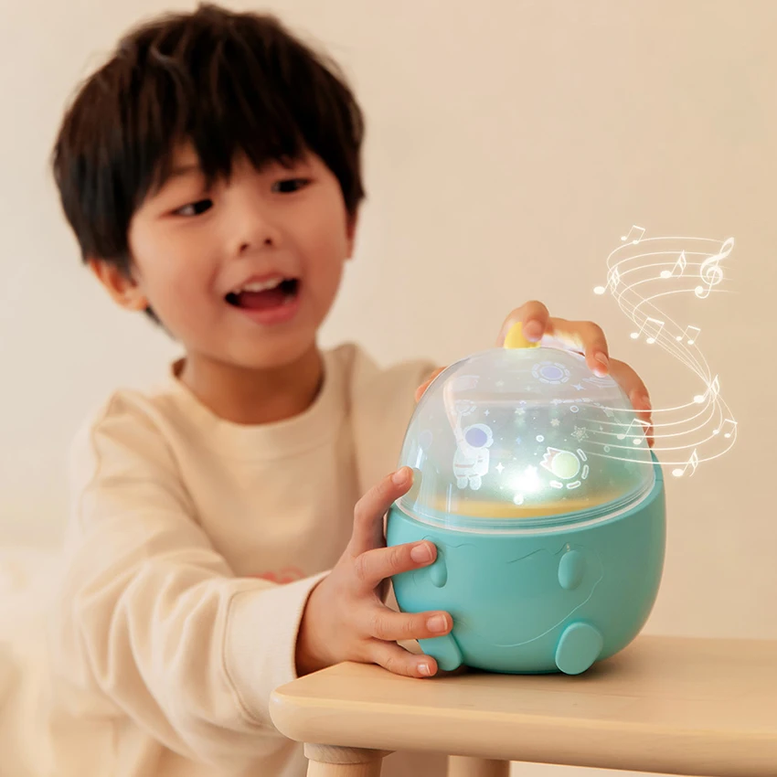Proiettore per luci notturne per bambini, 6 set di Film, 8 canzoni musicali, luce a 3 marce, lampada per proiettore a stella a luce notturna per decorare