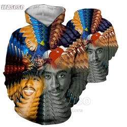 Winter 3D Hoodie Men Legends Of Hip Hop 2pac Tupac/Biggie Smalls/Snoop Dogg Hip-Hop Funny Tee Tops Plus Size Streewear