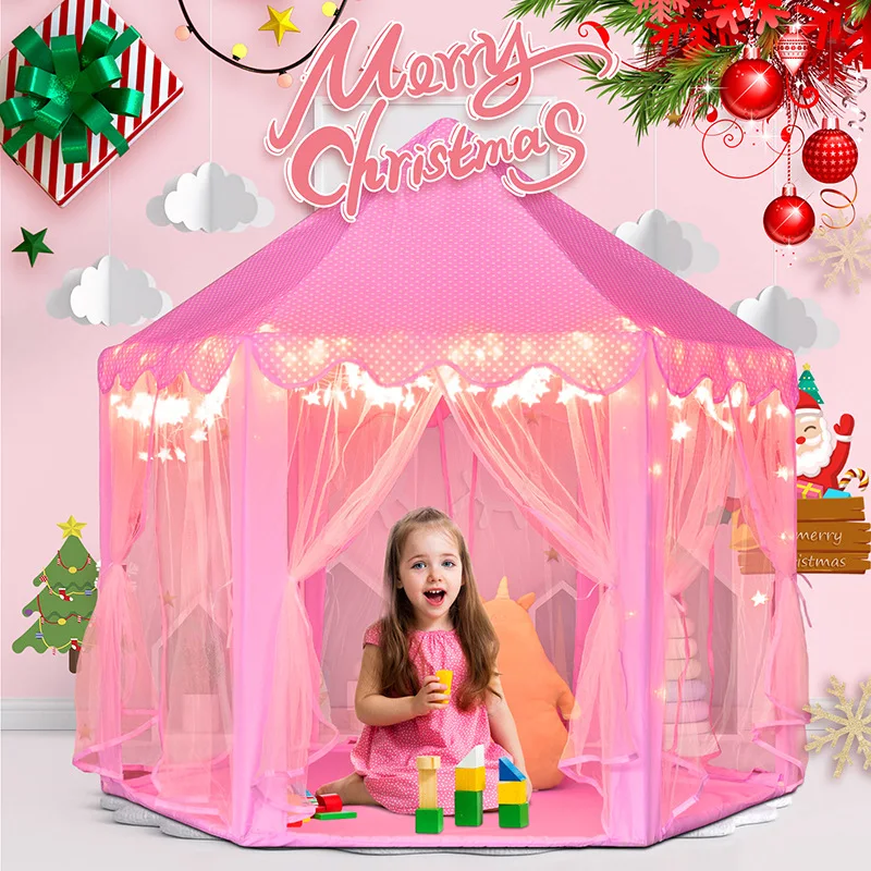 Children Princess Castle Tents Portable Indoor Outdoor Tent for kids Folding Play Tent House Baby balls pool Play house