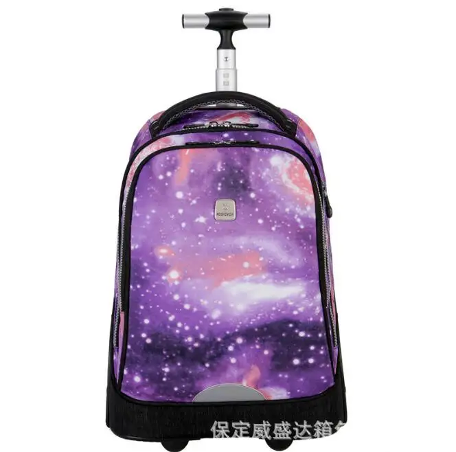 Borsa da scuola per ragazze con ruote zaino da viaggio borse da viaggio per adolescenti borsa da viaggio borsa per bambini zaino con ruote