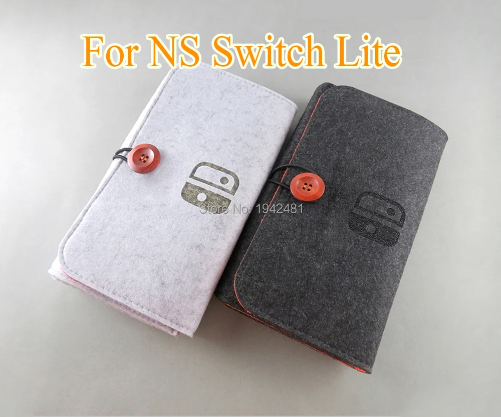 20pcs Felt Storage Bag Protective Case Shock Proof Support 4 memory cards Carrying for Nintend Switch Lite