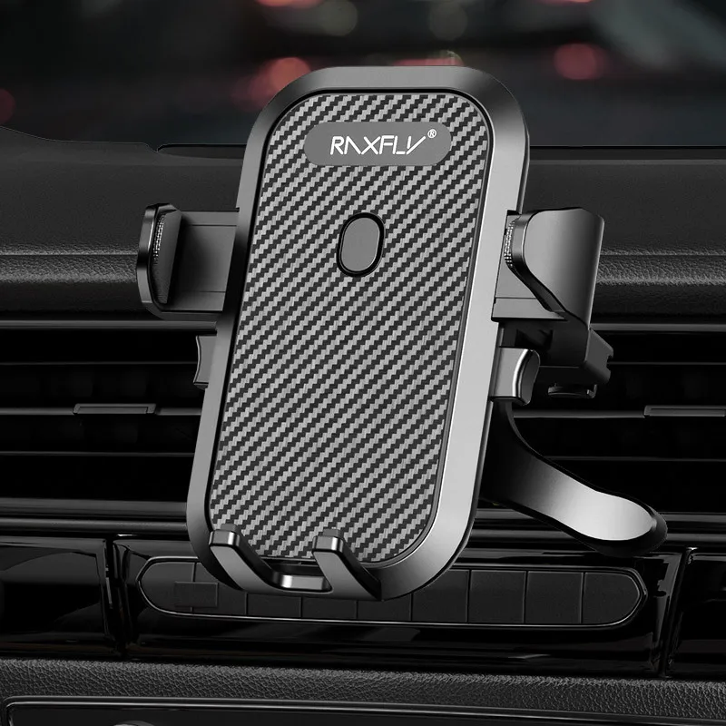 

RAXFLY Car Phone Mount Universal Phone Stand Air Vent Cell Phone Holder Compatible For iphone Huawei Samsung Xiaomi Vivo Oppo