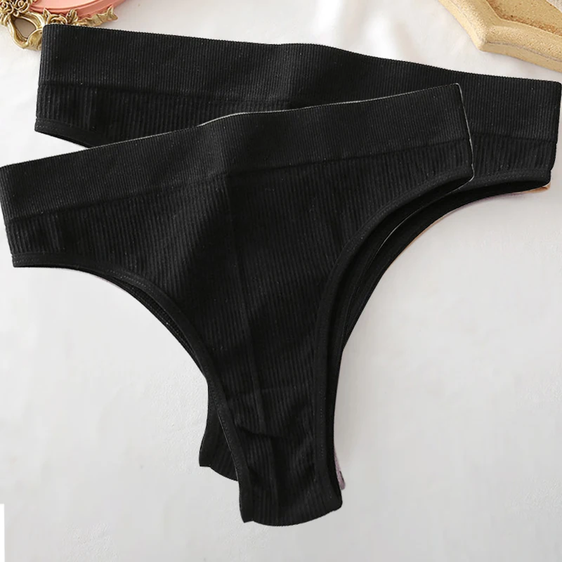 Nahtlose Frauen Pantys Mädchen Tangas Hohe Taille Weiche Frau Slip Mode 6 Einfarbig S-XL Sexy Unterhosen Für Frauen Neue
