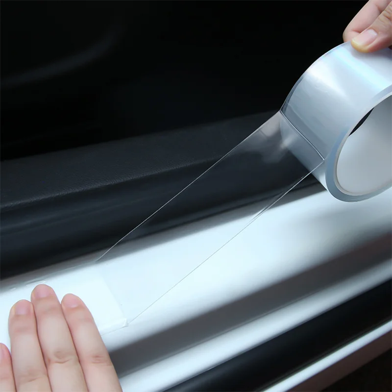 

Universal Auto Anti-collision Strip Nano Tape Scratchproof Car Threshold Transparent Film Door Edge Rim Protective Car Stickers