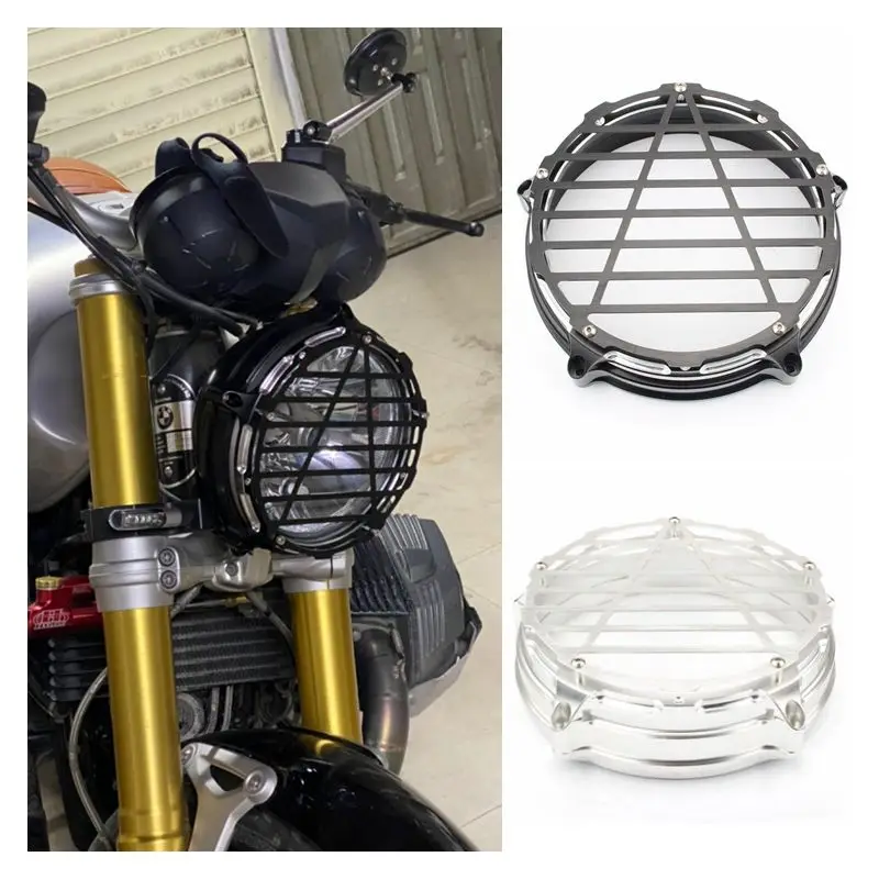 ROAOPP Aluminum Motorcycle Headlight Bezel Trim Ring Cover Accessories for BMW R NINE T R NineT R9t 2014-2017/R Nine-T Scramble