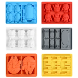 Cake Decorating Moulds Silicone Molds for Baking Chocolate Candy Gummy Dessert Ice Cube Molds for Star War Fans