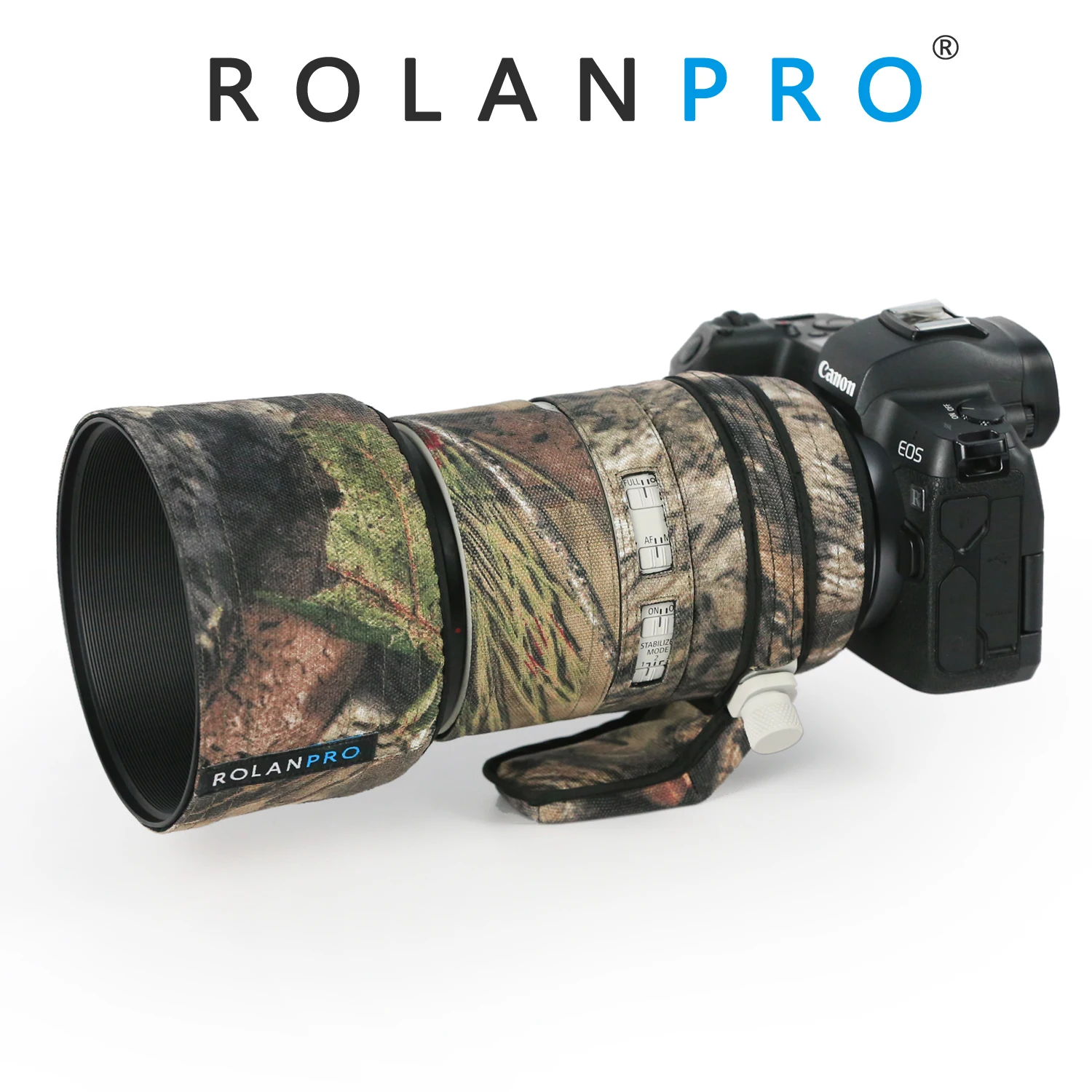 

ROLANPRO Waterproof Lens Camouflage Coat For Canon RF 70-200mm F2.8 L IS USM Rain Cover Protective Sleeve Guns Case RF70200