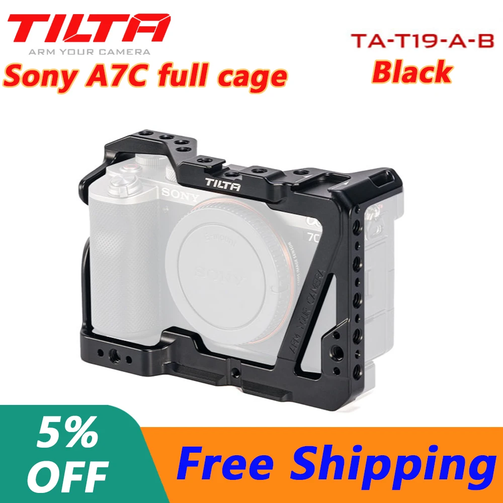 

TILTA SONY A7C Camera Cage Half Cage Wooden Candel Kit TA-T19-FCC body Surround Tactical Suit