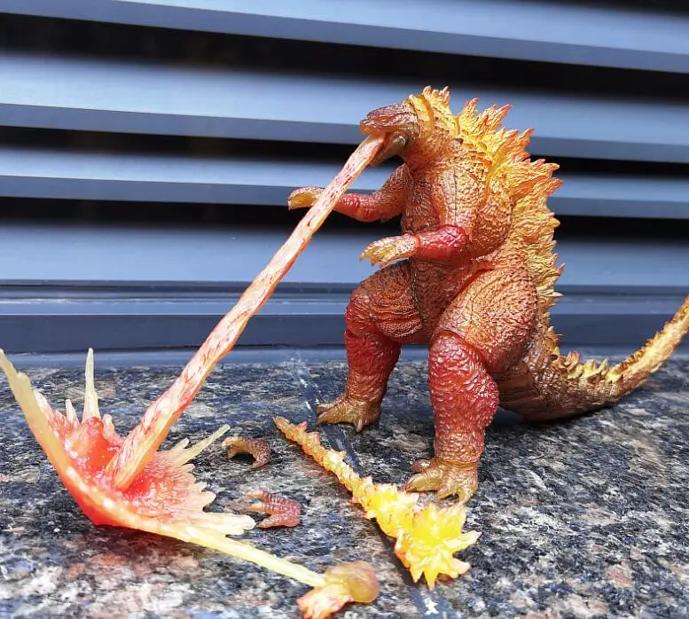 SHF Burning Godzilla Gojira Movie Joints Moveable PVC Action Figure Collectible Model Toy