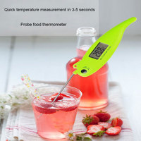 Folding Digital Food Thermometer Kitchen Thermometer Meat Water Milk Cooking Probe BBQ Electronic Oven Waterproof Kitchen Tools