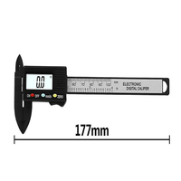 0-100mm Digital Vernier Caliper Electronic Digital LCD  Carbon Fiber Ruler Woodworking Measuring Tools Gauge Caliber Vernier