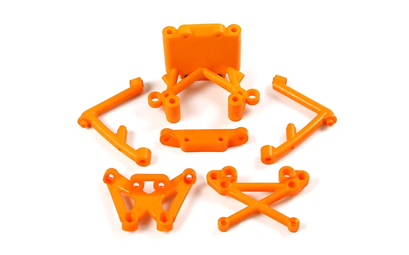 Kit de renfort de tours de choc de cloison avant en Nylon, pour HPI Baja 5B 5T 5SC King Motor Baja et Rovan Baja Buggy et Tru