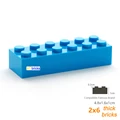 100pcs sky blue