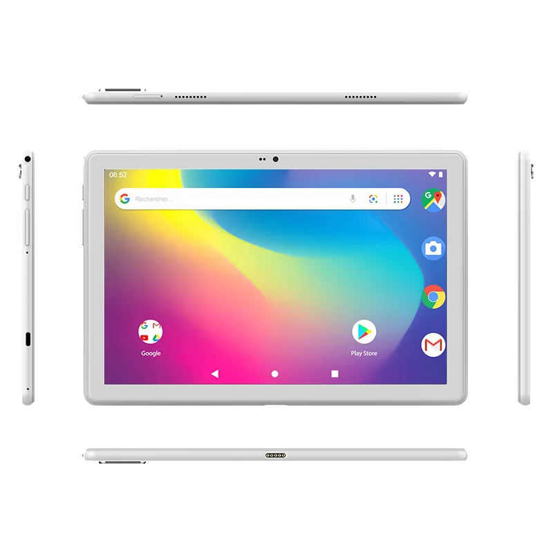 Tablette PC de 10.1 pouces WA UTAB U618, 4 Go 64 Go, pour touristes, epiCards, WiFi, Bluetooth, GPS, Android 10.1, 4G, persévérance, appel téléphonique