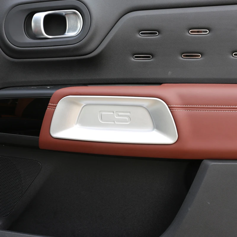 Door Storage Box For Citroen C5 Aircross 2017 2018 20198 2020-2021 Handrail Sort Out Auto Interior Car Accessories