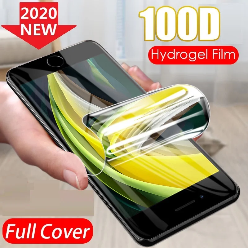 Safety Full ProtectiOn Film For IPhone 7 8 6 6S 5 5S SE 2016 2020 Hydrogel Film Screen Protector For IPhone 6 6S 7 8 Plus Film