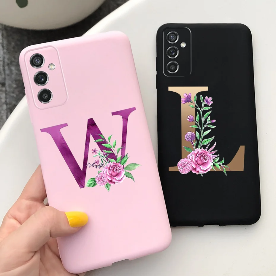 Fashion Letters Phone Case For Samsung M52 5G Case Soft Silicone Back Cover For Samsung Galaxy M52 M 52 M526 SM-M526B 5G Fundas