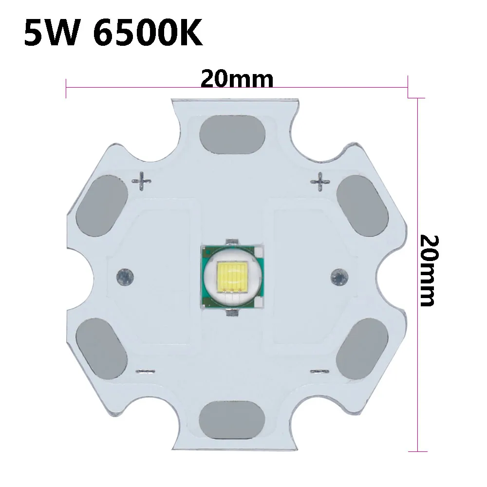 2PCS Flashlight lamp beads 18W 10W 5W XML2 T6 U2 XPE LED Emitter Diode with 20mm PCB For lamp DIY Blub Flashlight accessorie