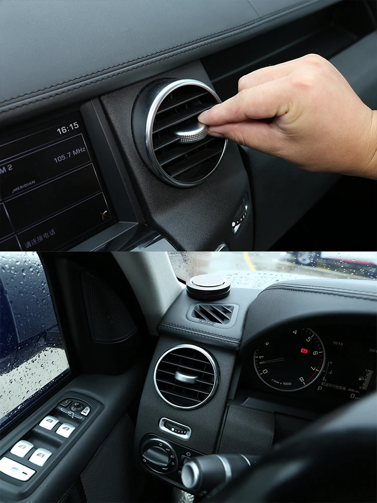 For Land Rover Discovery 3/Discovery 4 2004-2016 Car Dashboard Air-conditioning Air Outlet Adjustment Rod Decorative Cover Trim