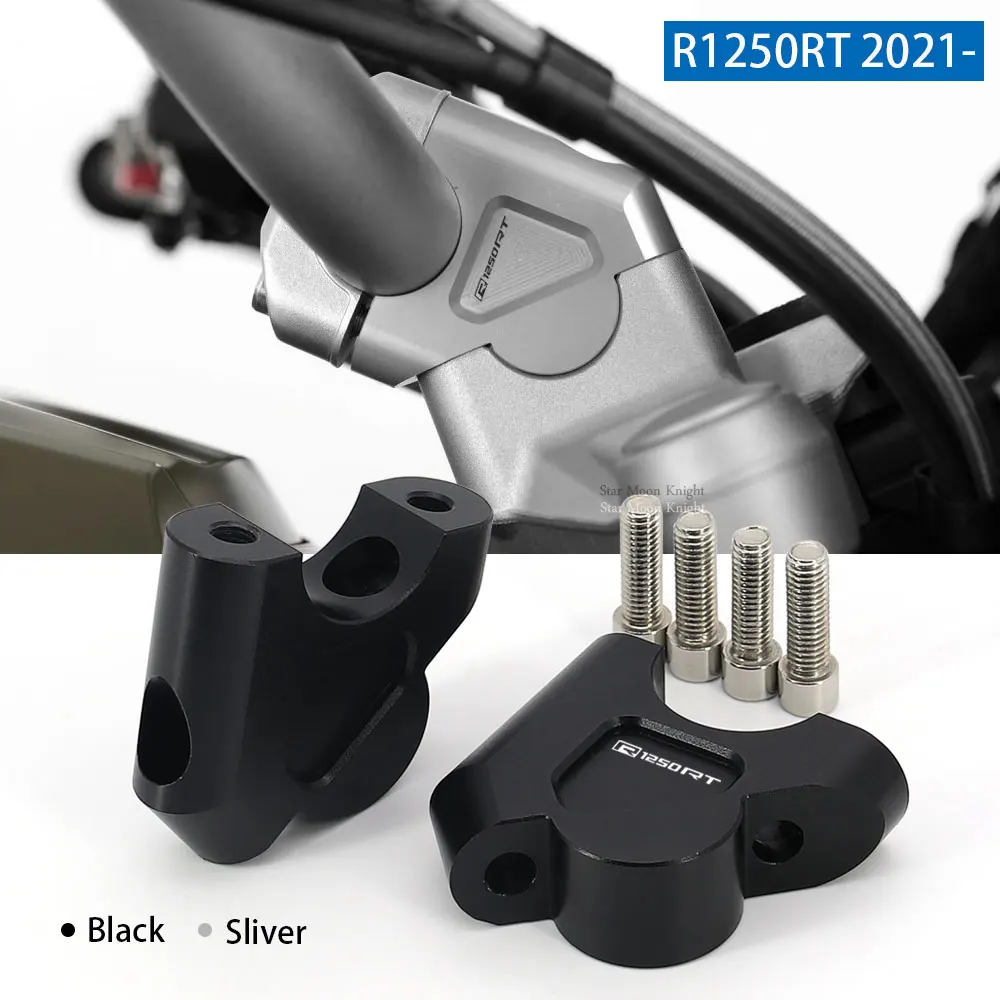 For BMW R1250RT r 1250 rt R1250 RT r 1250rt​ 2021 2022 Moto Accessories Handlebar Riser Clamp Extend Handle Bar Adapter Mount