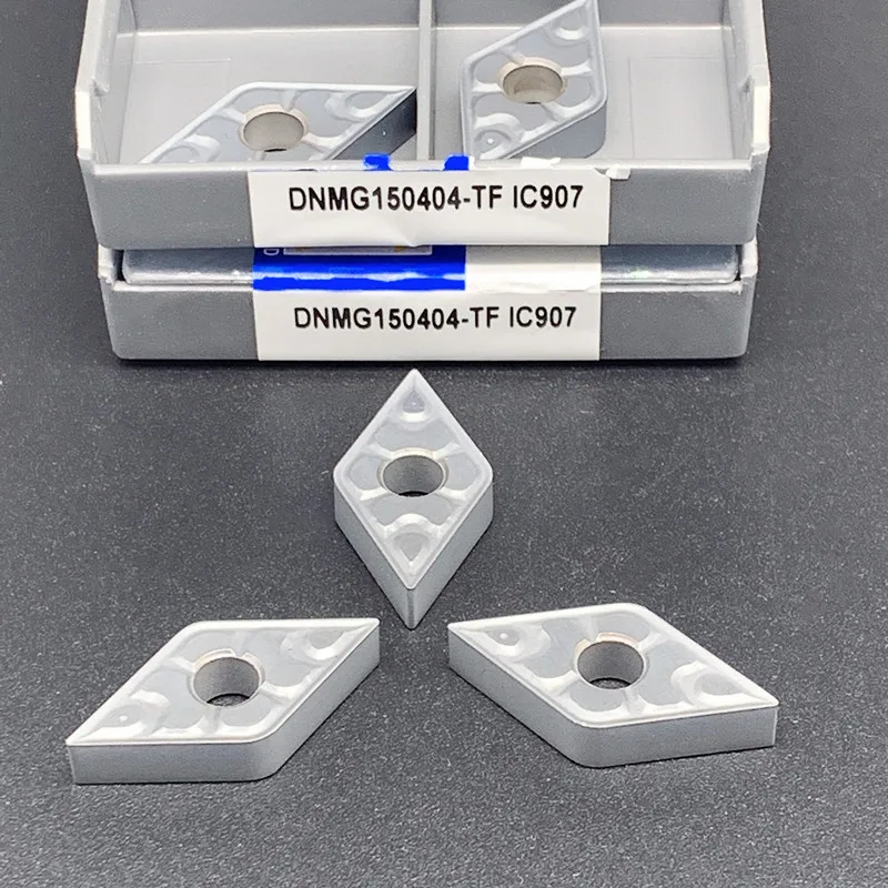 10 шт. DNMG150404/08 TF IC907/IC908 внешние токарные инструменты карбидная вставка CNC токарные инструменты Токарный станок металлический режущий инструмент