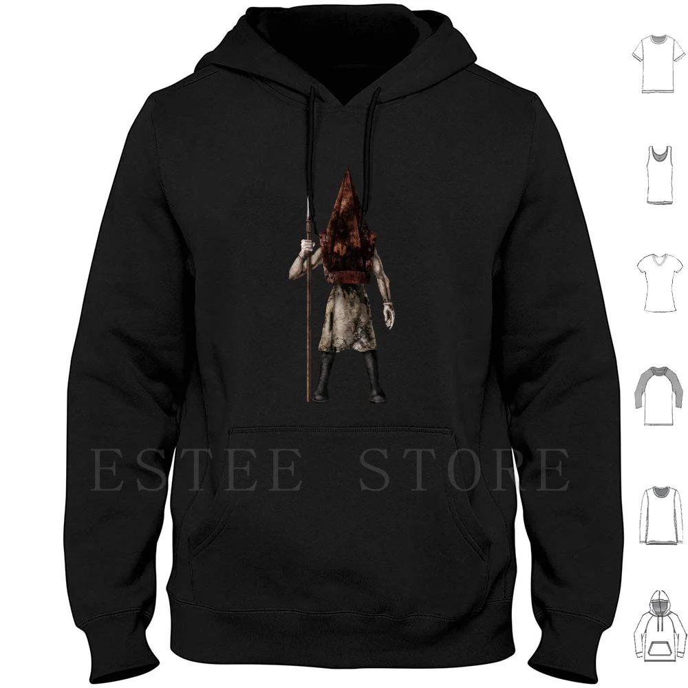 The Red Pyramid Thing Hoodies Red Pyramid Thing Pyramid Head Silent Hill Silent Hill 2 Spear Pyramid Monster James