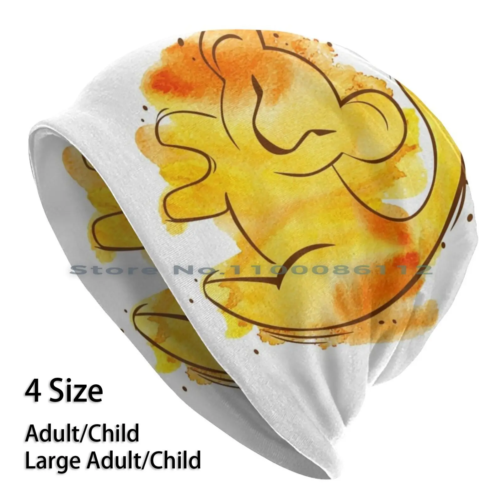 Simba Beanies Knit Hat Simba Mufasa Lion King Cartoon Kids Watercolor Rafiki Pumbaa Timon Tim?o Scar Nala Africa Movie White