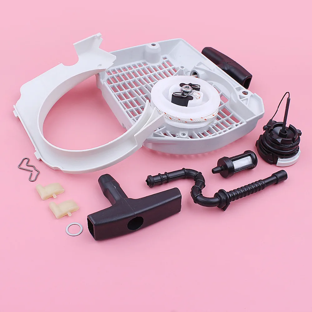 Adefol Rewind Rewind Pull Starter Pawl per Stihl 034 036 MS340 MS360 Kit tappo linea filtro carburante motosega ricambio