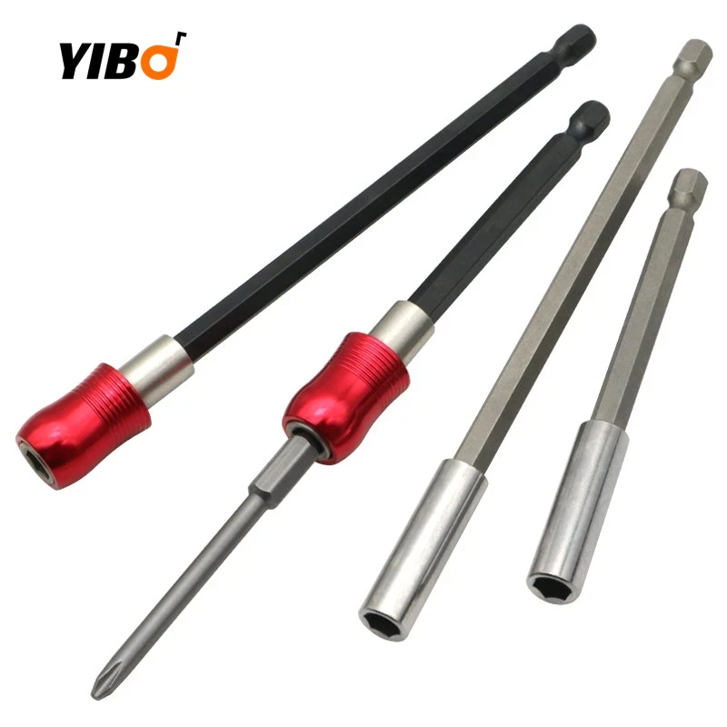 Hex Rod Shank Hand Tool Socket Extension Bit Long Handle Screwdriver Tip Holder Quick Change 60/100/150/200mm