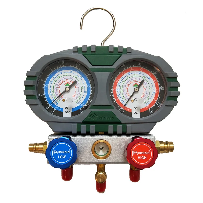 Fluoridation Meter Set HS-S60-101 Filling Meter Air Conditioner Refrigeration Fluoridation Meter Double Meter Valve