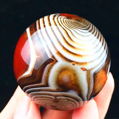 2.2lb  Natural quartz crystal lace agate sphere reiki divination healing. Carving. Square pointed ball