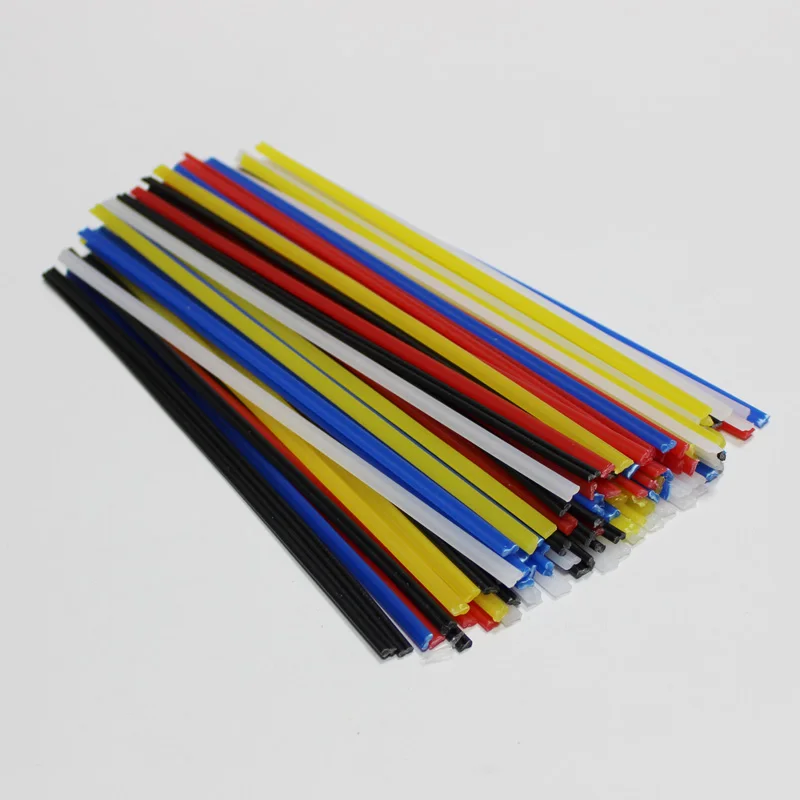 

plastic welding rod welder gun bumper repair kit car tools hot air soldering station sticks polypropylene PP black red blue mix