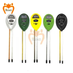 3 in1 Boden Wasser Feuchtigkeit PH Meter Säure Feuchtigkeit Sonnenlicht PH Test Garten Pflanzen Blumen Feucht Tester Testing Instrument