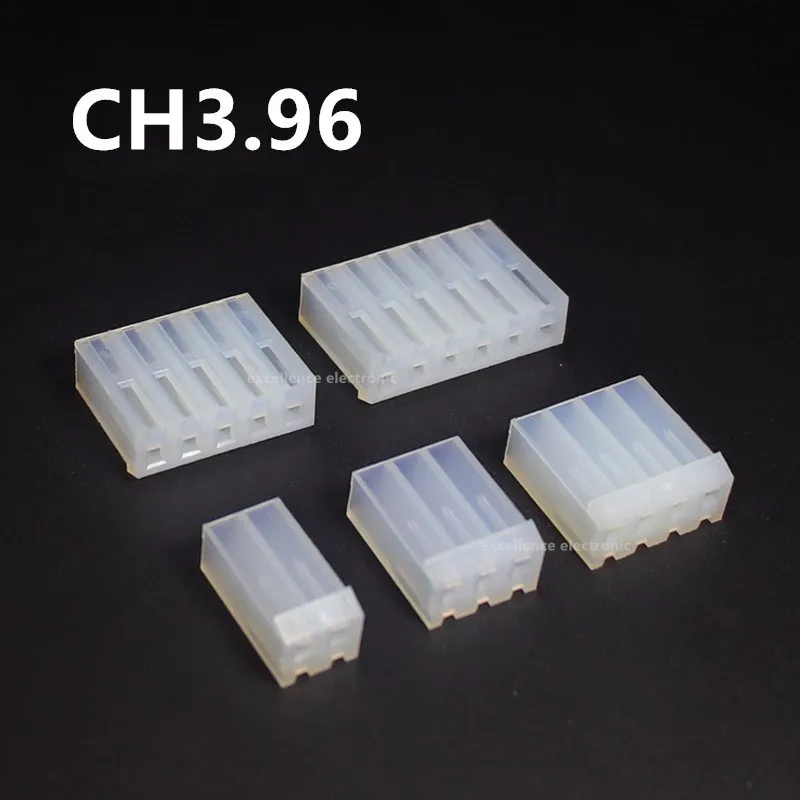 20pcs/Lot CH3.96 3.96 MM CH3.96 - 2, 3, 4, 5, 6, 7, 8 Pin Female Housing Connector