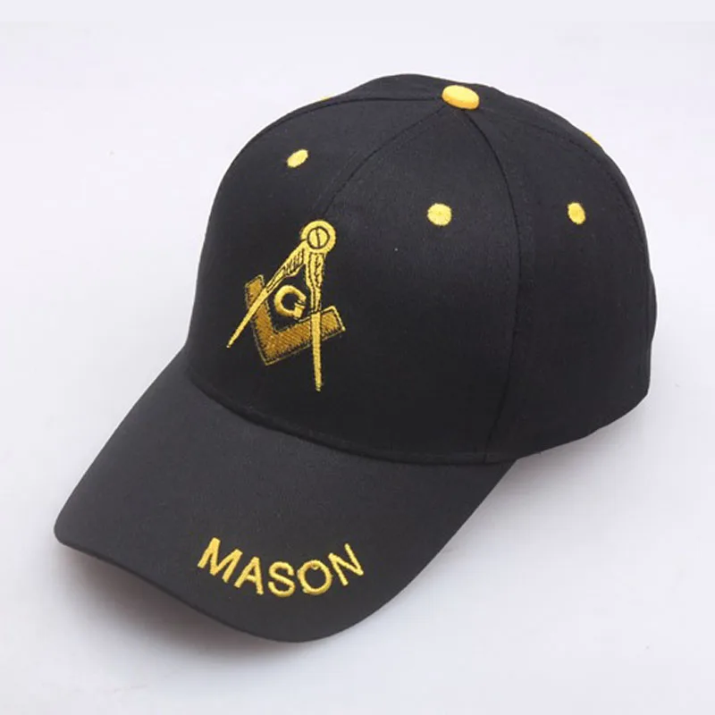 New Embroidery Masonic Baseball Cap Men Freemason Symbol G Templar Freemasonry Hat Men Women SnapbackTrucker Dad Hat Caps