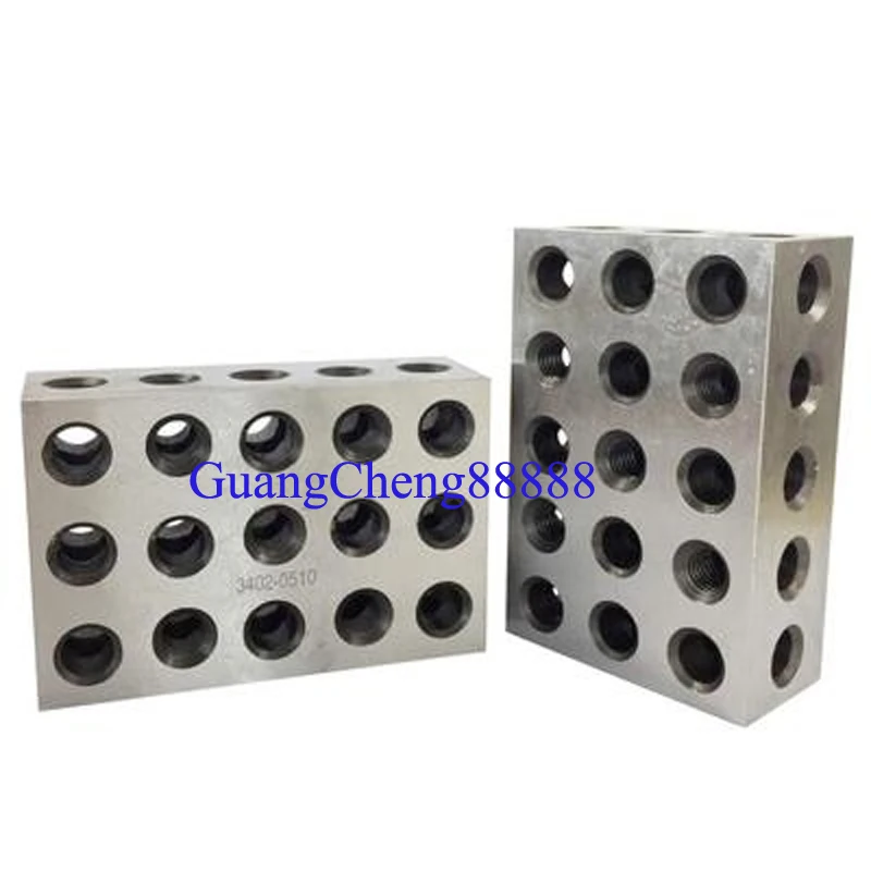 2pcs/set Hardened Steel 25-50-75mm Blocks 0.0001\