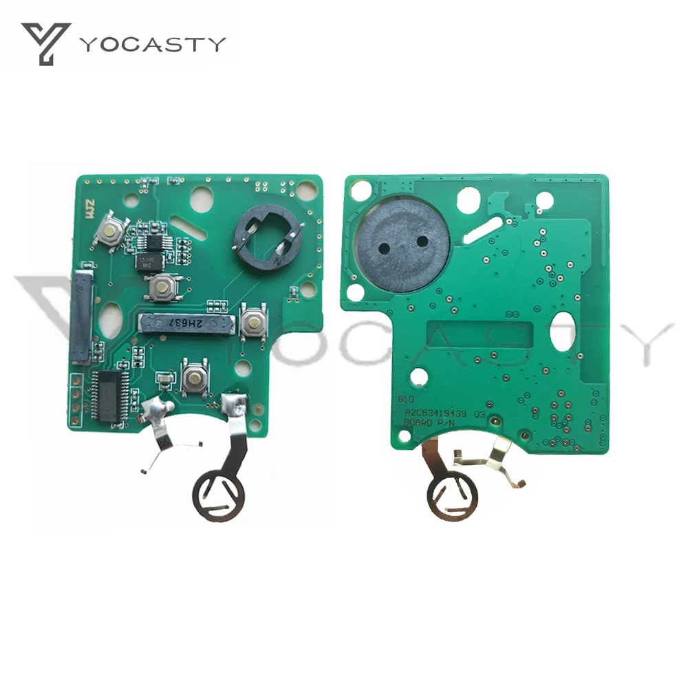 YOCASTY 4 Button Keyless Smart Key 433.92MHz FSK PCF7952A 46 CHIP VA2 For 2008 2009 2010 2011 Renault Koleos NSN14 Samsung QM5