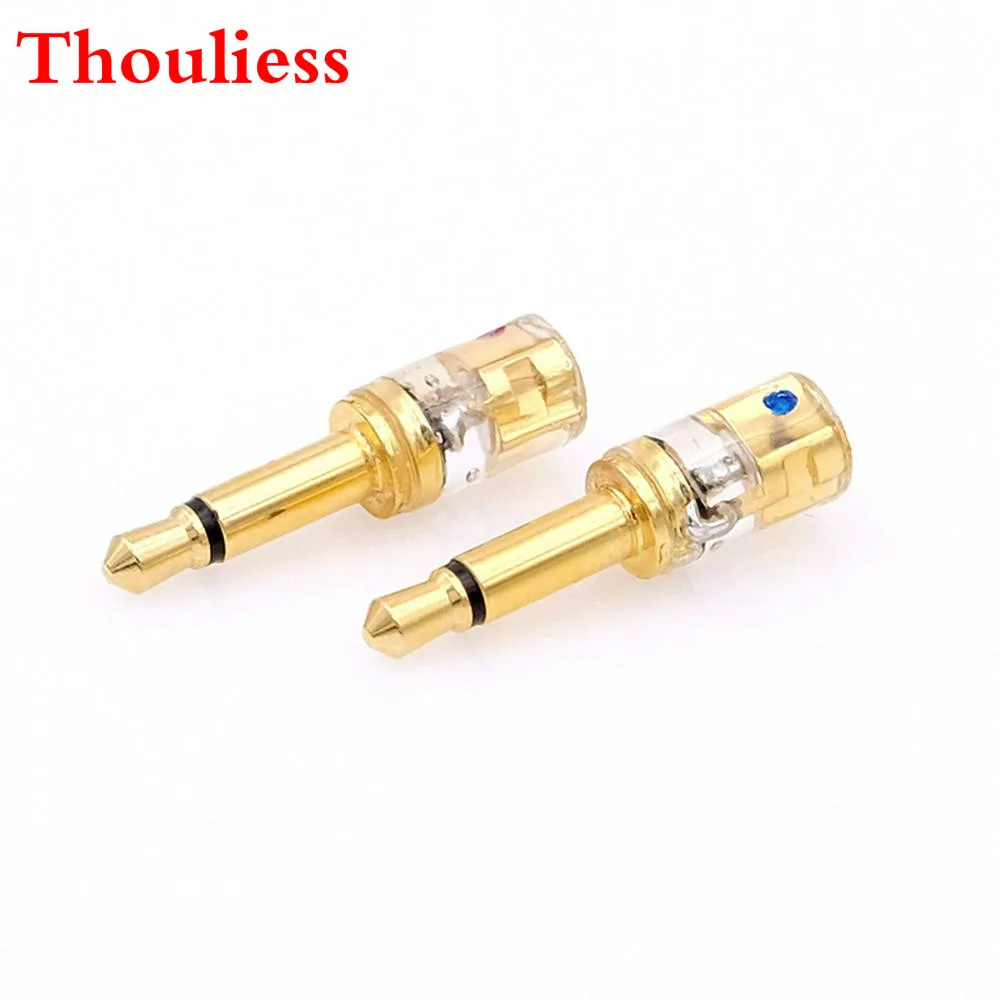 

Thouliess one pair Headphone Plug for T1P T5P t1 d8000 MDR-Z7 D600 D7100 3.5mm Male to MMCX Female Converter Adapter