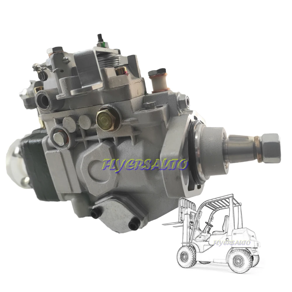 Diesel High Pressure Fuel Injection Pump 196000-3710 for Toyoto  forklift TUCK 1DZ fuel pump VE4 10F1300RND371 FLYERSAUTO