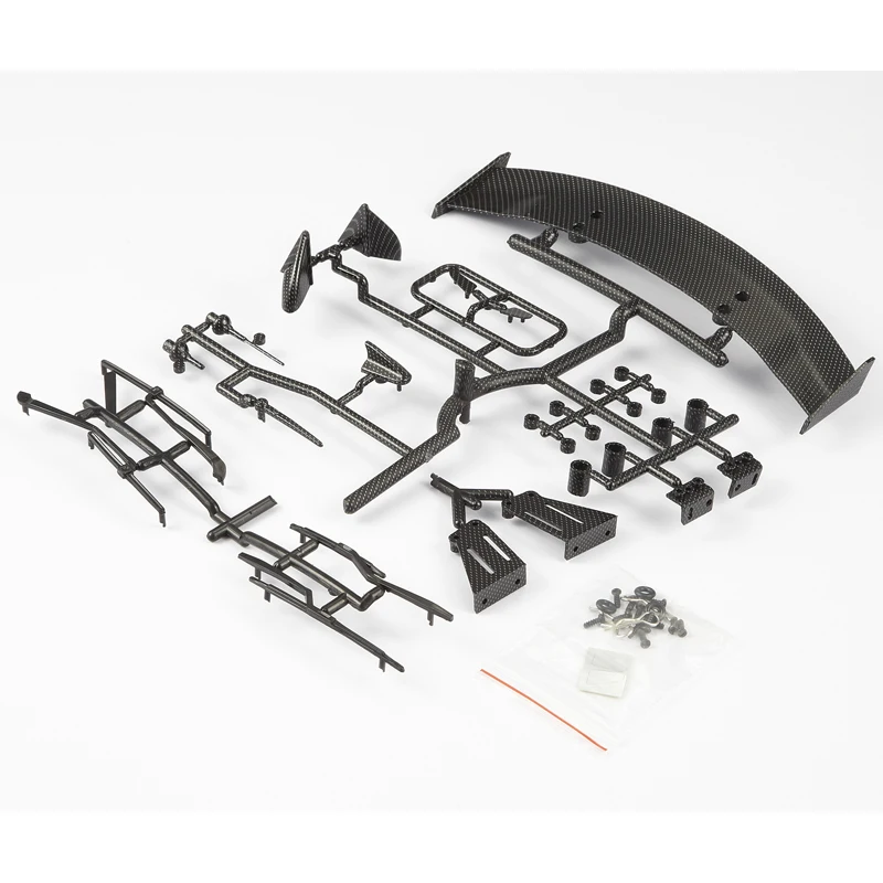 Killerbody 48506 Bodyshell Basic Plastic Parts (Carbon fiber pattern) 1/10 Touring Car