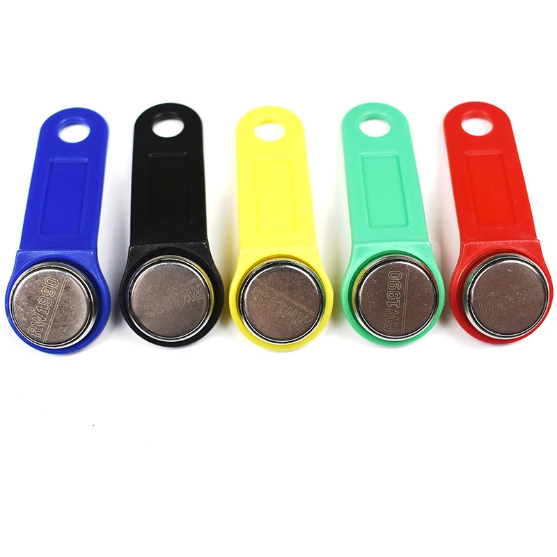 5Pcs/Lot Rewritable Touch Memory Key RW1990 IButton Copy Card Sauna Key For Door Access System