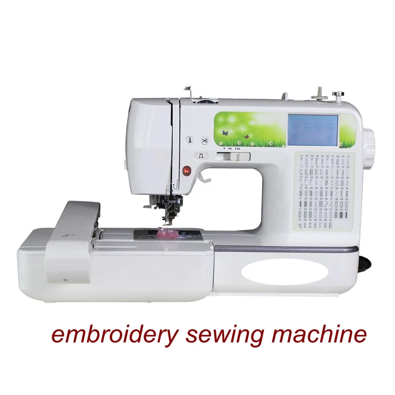 Computer automatic Sewing embroidery machine LCD Home  DIY  Custom Name Pattern multi-function  Sewing Flat Embroidery Machine