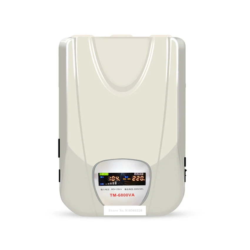 TM-6800VA Mini alimentatore regolato CA Stabilizzatore di tensione CA per uso domestico Regolatore monofase automatico a bassa pressione