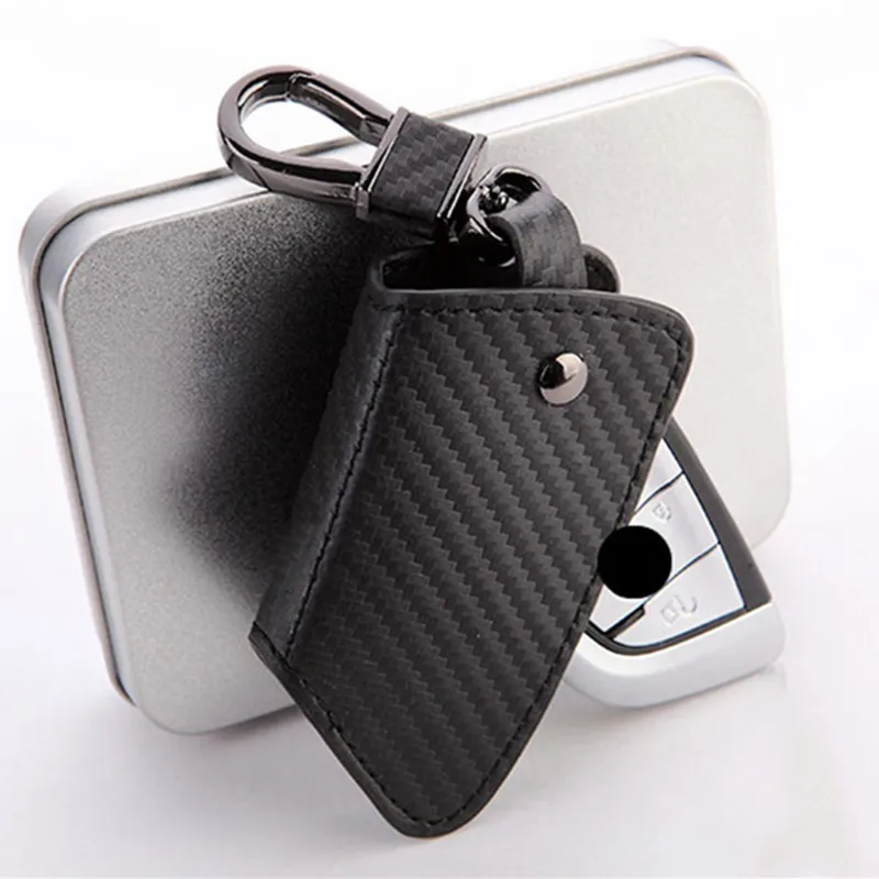 Car Key case Keychain cover Leather for bmw 320 E90 E60 F30 F10 F15 E86 E89 E85 E91 E92 X1 X3 X5 X6 535i 325 M5 logo Car Styling